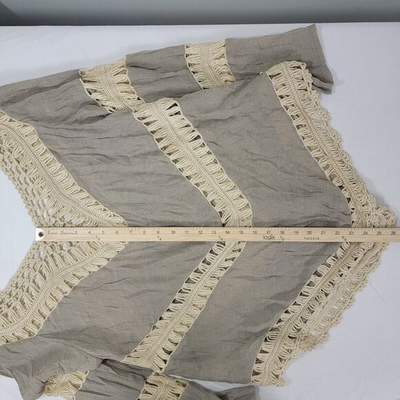 Umgee Women's Shirt Boho Embroidered Size XL Sheer cotton polyester blend long - Picture 9 of 9